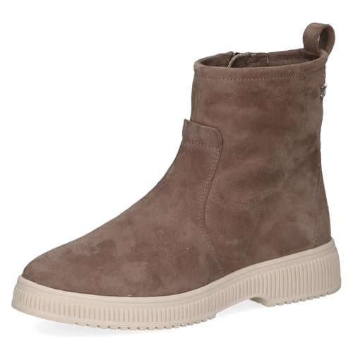Caprice Damskie buty 9-26403-45, modne kozaki, taupe suede, 39 EU, taupe Suede, 39 EU