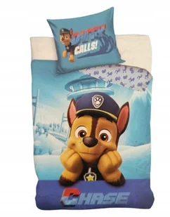 Komplet pościeli bawełnianej Psi Patrol 160x200 plus poszewka 70x80 - Pościel dla dzieci - miniaturka - grafika 1