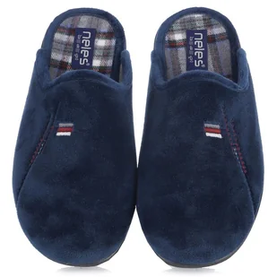 Pantofle męskie hiszpańskie Neles T9-4724A MARINO R.41 - Kapcie męskie - miniaturka - grafika 1