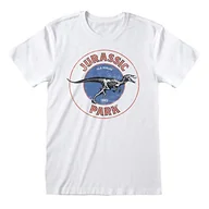 Koszulki i topy damskie - Jurassic World 1993 Park Badge damski chłopak dopasowany T-shirt | Oficjalny produkt | S-XXL, Park Jurajski Luźny Baggy Oversize Okrągły dekolt Grafika Top, Pomysł na prezent urodzinowy dla kobiet - miniaturka - grafika 1
