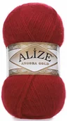 Pasmanteria - Alize, włóczka Angora Gold 106, czerwony - miniaturka - grafika 1