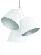Lampy sufitowe - MacoDesing Lampa wisząca MACODESING Ambrozja 070-061, 60 W, biało-srebrna - miniaturka - grafika 1