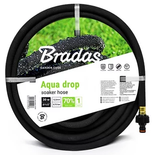 BRADAS Wąż nawadniający AQUA-DROP 1/2" - 7,5m WAD1/2075 2564 WAD1/2075 - Węże ogrodowe i zraszacze - miniaturka - grafika 2