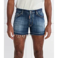 Spodenki męskie - Dsquared2 Jeansowe szorty Rocco | Slim Fit - miniaturka - grafika 1