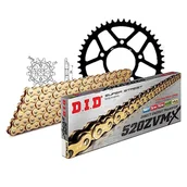 Części motocyklowe - Zestaw łańcuchów DID stal 520ZVM-X / 116 Endless do Hyosung GV Aguila Classic 250 ccm rok prod. 2001-2014 - miniaturka - grafika 1
