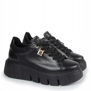 Carinii B10023-E50 sneakersy półbuty damskie sportowe modne skórzane r.40 - Sneakersy damskie - miniaturka - grafika 1