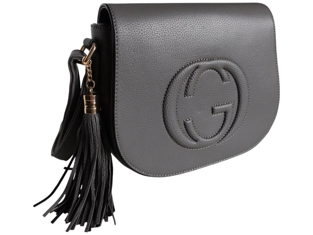 Torebka Damska Listonoszka Grafitowa Z Eko Skóry Modna Na Co Dzień Miejska