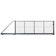 Ogrodzenia - Naterial Brama przesuwna Modus 5x1.7 m lewa antracytowa - miniaturka - grafika 1