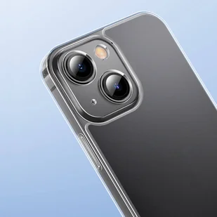 Baseus Frosted Glass Case etui pokrowiec do iPhone 13 sztywna obudowa z żelową ramką przezroczysty ARWS000602 - Etui i futerały do telefonów - miniaturka - grafika 10