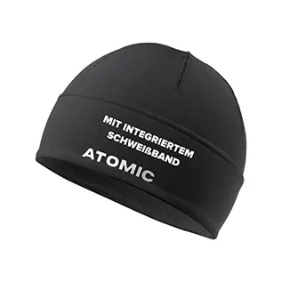Czapki damskie - Atomic Czapka uniseks Alps Tech Beanie, czarna czapka, rozmiar uniwersalny, czarny, jeden rozmiar - grafika 1
