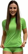Koszulki sportowe damskie - SPORT T-shirt z krótkim rękawem - damska .XL .zielony - miniaturka - grafika 1