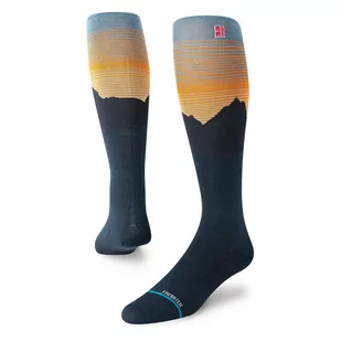 Skarpety narciarskie Stance Rising Snow Over The Calf Sock A718C23RIS - Skarpety termoaktywne - miniaturka - grafika 1