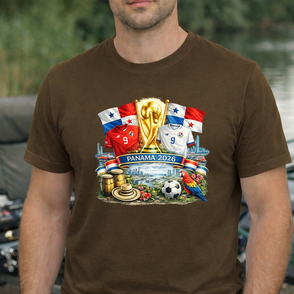 Koszulka WORLD CUP 2026 kolor brązowy rozmiar M