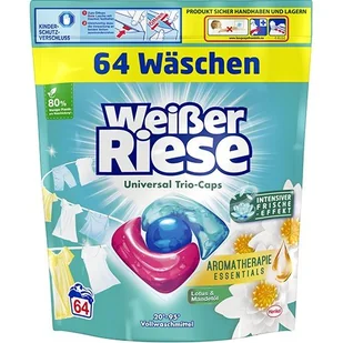 WeiBer Riese kapsułki do prania Universalne 3w1 Lotus 64 sztuk - Środki do prania - miniaturka - grafika 1