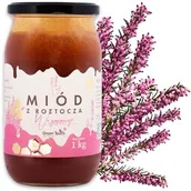Miód - Miód wrzosowy 1 kg polski naturalny i prawdziwy pasieka miody z Roztocza - miniaturka - grafika 1