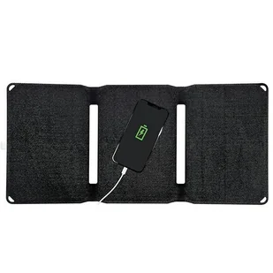 4smarts VoltSolar 20W 2x USB-A Black 456216 - Panele fotowoltaiczne - miniaturka - grafika 1