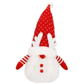 Ozdoby bożonarodzeniowe - Skrzat świąteczny świecący 36 cm dekoracja Led na baterie, krasnal gnom - miniaturka - grafika 1