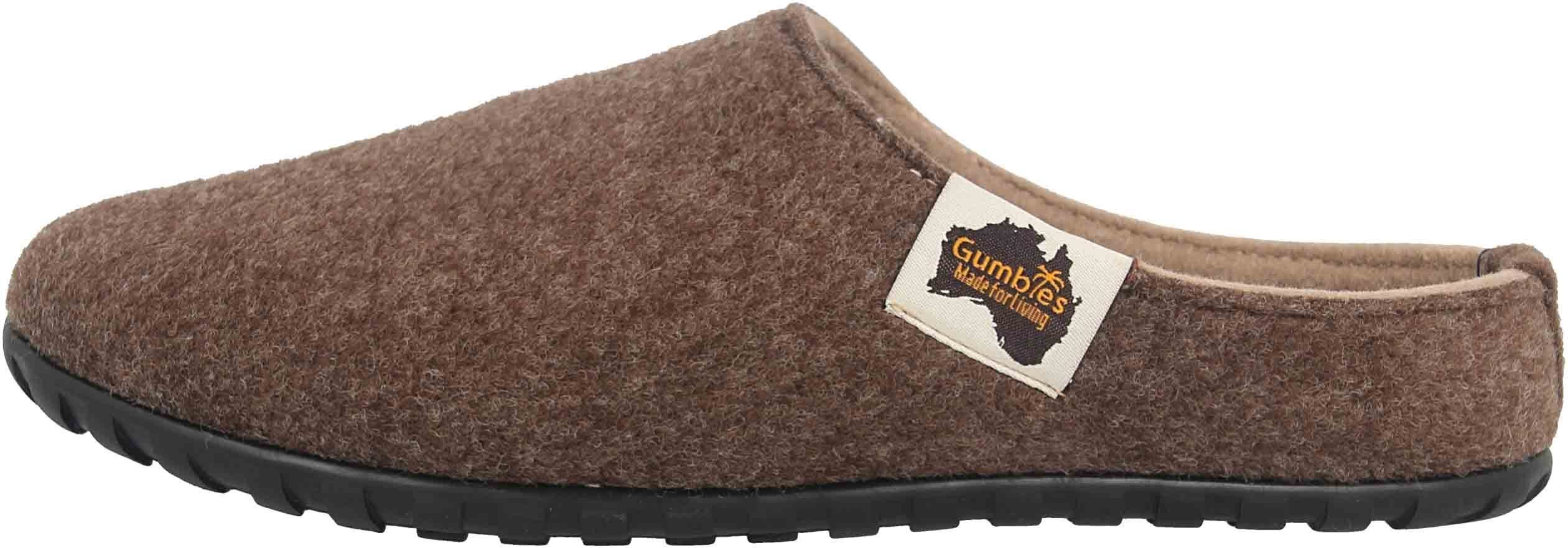 Gumbies chodaki i kapcie w dużych rozmiarach Brązowy 4211 Czekoladowy Kremowy duże buty damskie, rozmiar:45