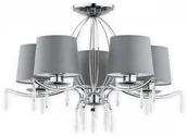 Lampy sufitowe - Lemir Agila żyrandol 5-punktowy O2485 W5 CH O2485 W5 CH - miniaturka - grafika 1