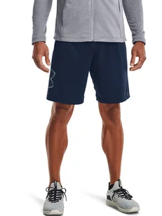 Under Armour Szorty funkcyjne w kolorze ciemnoniebieskim - Spodenki męskie - miniaturka - grafika 1