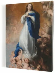Matka Boża Niepokalana - obraz na płótnie canvas - Ikony i obrazy sakralne - miniaturka - grafika 1