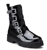 Botki damskie - Botki damskie lakierowane Marco Tozzi 25819-38 - miniaturka - grafika 1