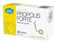 Przeziębienie i grypa - Farmina Propolis Forte ulga dla gardła o smaku mentolowym 30 tabletek 3695941 - miniaturka - grafika 1