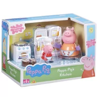 Figurki dla dzieci - Tm Toys Peppa Zestaw Kuchnia + Figurki - miniaturka - grafika 1