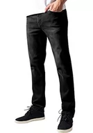 Spodenki męskie - Urban Classics Męskie spodnie jeansowe ze stretchem, Black washed, 30 - miniaturka - grafika 1