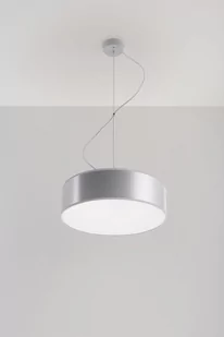 Sollux Lighting Lampa Wisząca Arena szara mała - SL.0116 - Lampy sufitowe - miniaturka - grafika 1