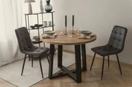 Stoły - Stół Rozkładany STL 90/1 + Krzesła Zofia DC-6402 Kolor do wyboru - miniaturka - grafika 1