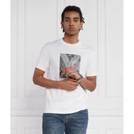 Koszulki męskie - Armani Exchange T-shirt | Regular Fit - miniaturka - grafika 1