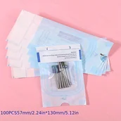Pozostałe urządzenia kosmetyczne - TEMU 100 jednorazowych worków do dezynfekcji narzędzi paznokci, worki do czyszczenia narzędzi paznokci, worki PE do przechowywania papieru - miniaturka - grafika 1