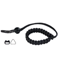 Torby fotograficzne i futerały - Genesis Gear Pasek nadgarstkowy paracord czarny - miniaturka - grafika 1