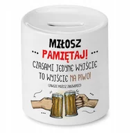 Skarbonki - Skarbonka 330 ml Dla Pawła Syna Dziecka Prezent z Nadrukiem ze Zdjęciem + Opakowanie na prezent (wzór 02) - miniaturka - grafika 1