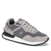 Sneakersy damskie - Sneakersy Beverly Hills Polo Club S9017-IW Szary - miniaturka - grafika 1