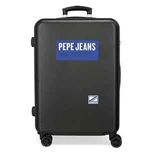 Pepe Jeans Darren średnia walizka czarna 46 x 65 x 23 cm sztywny zamek szyfrowy ABS 56 l 3,2 kg 4 podwójne koła - Walizki - miniaturka - grafika 1