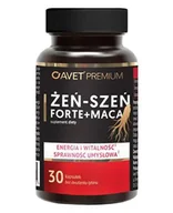 Suplementy naturalne - AVET PHARMA SP. Z O.O. Avet Premium Żeń-szeń Forte + Maca 30 kapsułek 3836121 - miniaturka - grafika 1
