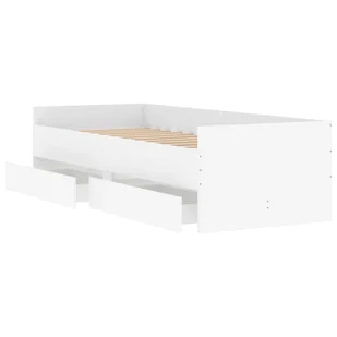 Rama łóżka z szufladami, biała, 75x190 cm Lumarko! - Łóżka - miniaturka - grafika 6