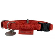 Obroże dla psów - Zolux Obroża regulowana Mac Leather 20mm Czerwona [522040RO] 6287 - miniaturka - grafika 1