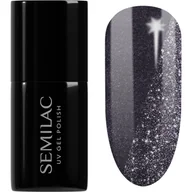 Lakiery hybrydowe - Semilac Lakier Hybrydowy 399 Dark & Spark 7 ml - miniaturka - grafika 1
