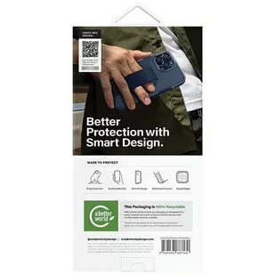 Etui UNIQ Heldro Mag Apple iPhone 15 Pro Magclick Charging niebieski/ultramarine deep blue - Etui i futerały do telefonów - miniaturka - grafika 4