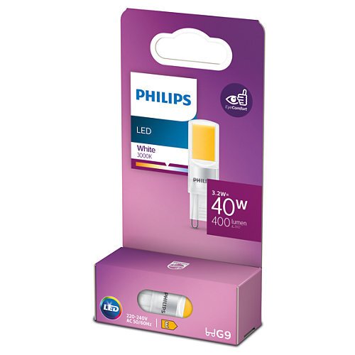Żarówka LED G9 KAPSUŁKA 3.2W = 40W 400lm 3000K Ciepła PHILIPS