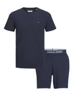 Koszulki męskie - Jack & Jones Jacaustin SS koszulka i szorty zestaw koszulka męska, Marynarka marynarska/opakowanie: szorty Navy Blazer, XL - miniaturka - grafika 1