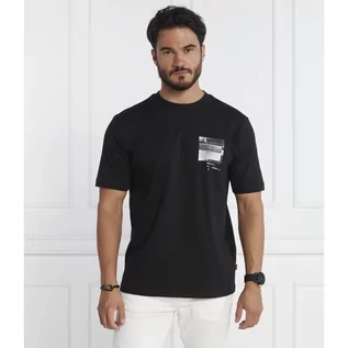 Koszulki męskie - BOSS ORANGE T-shirt TeReboot 10250717 01 | Regular Fit - grafika 1