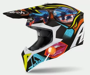 Kask off-road AIROH WRAAP LOLLIPOP M - Kaski motocyklowe - miniaturka - grafika 1