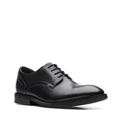 Półbuty męskie - Clarks Un Hugh Lace H [black leather] - rozmiar 41 - miniaturka - grafika 1