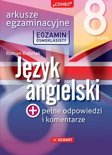 Arkusze egzaminacyjne z j. angielskiego dla 8-klasisty - Książki do nauki języka angielskiego - miniaturka - grafika 1