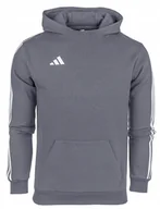 Bluzy dla dziewczynek - adidas bluza dziecięca z kapturem sportowa roz.128 - miniaturka - grafika 1