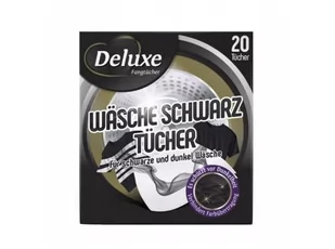 BioLife Pozostali Deluxe Wasche Schwarz Tucher chuseczki przywracające czerń 20 sztuk - Środki do prania - miniaturka - grafika 1